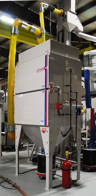 Guyson D3000 Dust Collector With Optional Fire Suppression System
