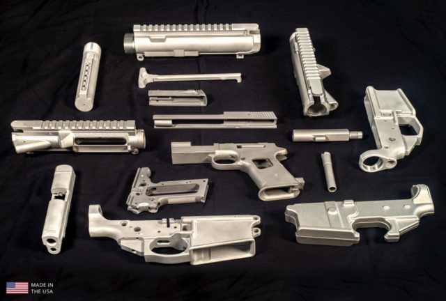 Firearms parts finishing