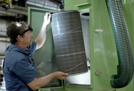 How to Change the Dust Collector Filter in a Guyson Wheelblast System