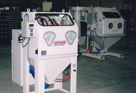 Automotive Industry Using Small Manual Blast Cabinets From Guyson Corporation