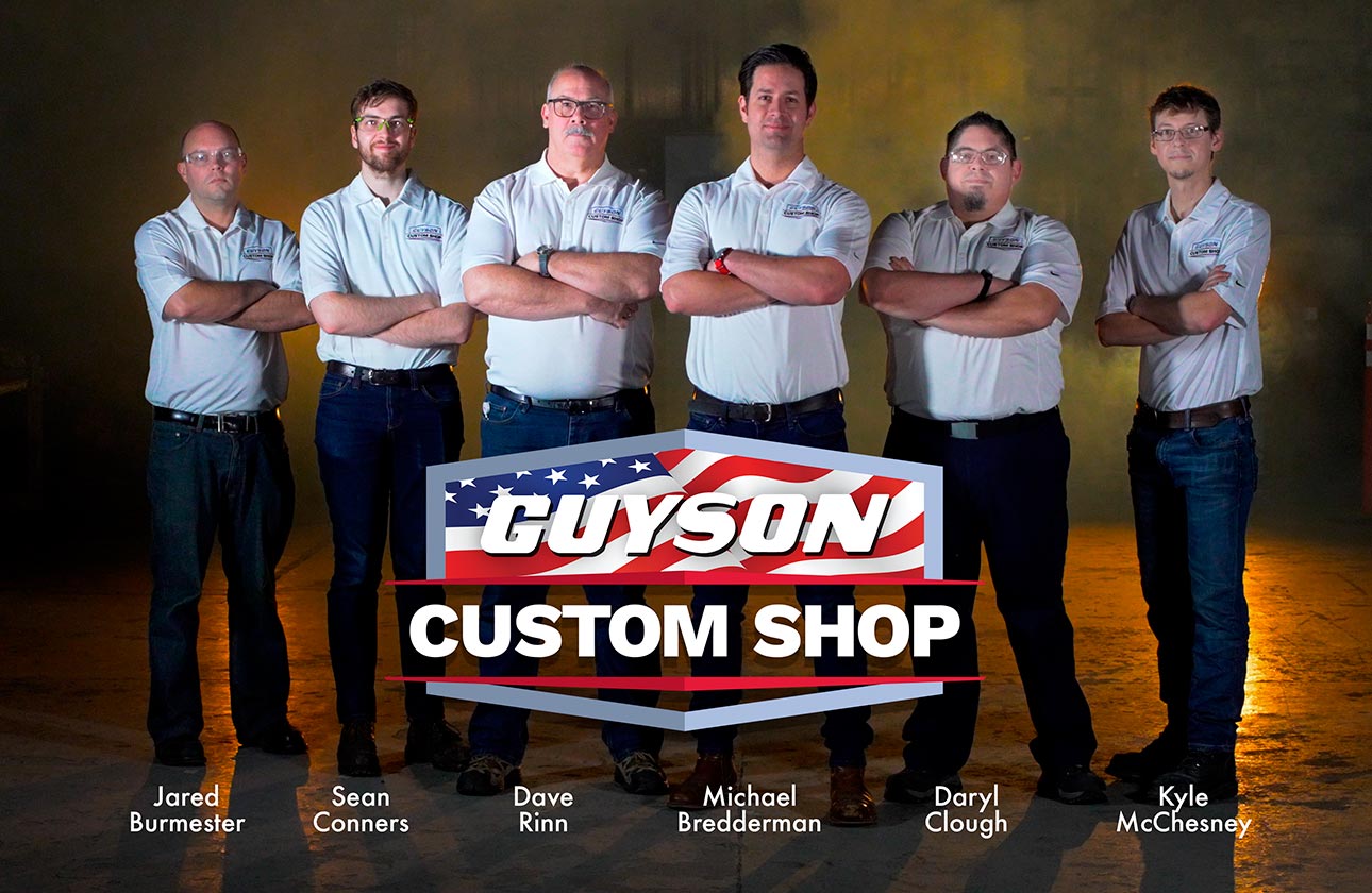 Guyson Custom Shop team