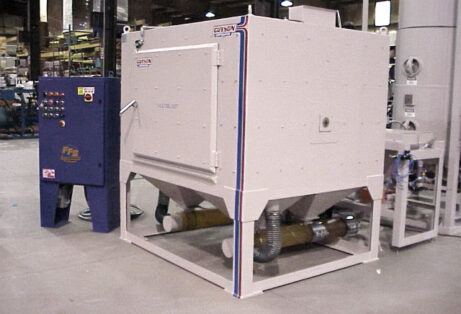 Blast System Created for Stainless Steel Tubing Prep For Coating.